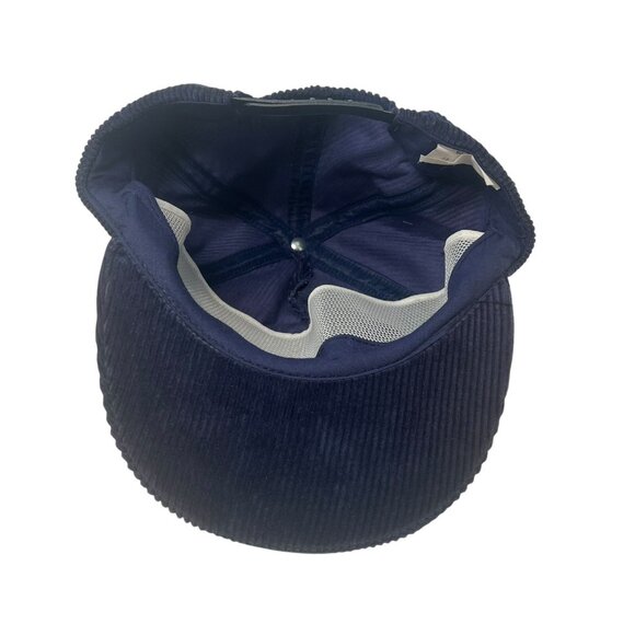 Kloeckner Becorit Vtg Corduroy Trucker Snapback Hat Cap Dad Industrial German - Picture 7 of 9